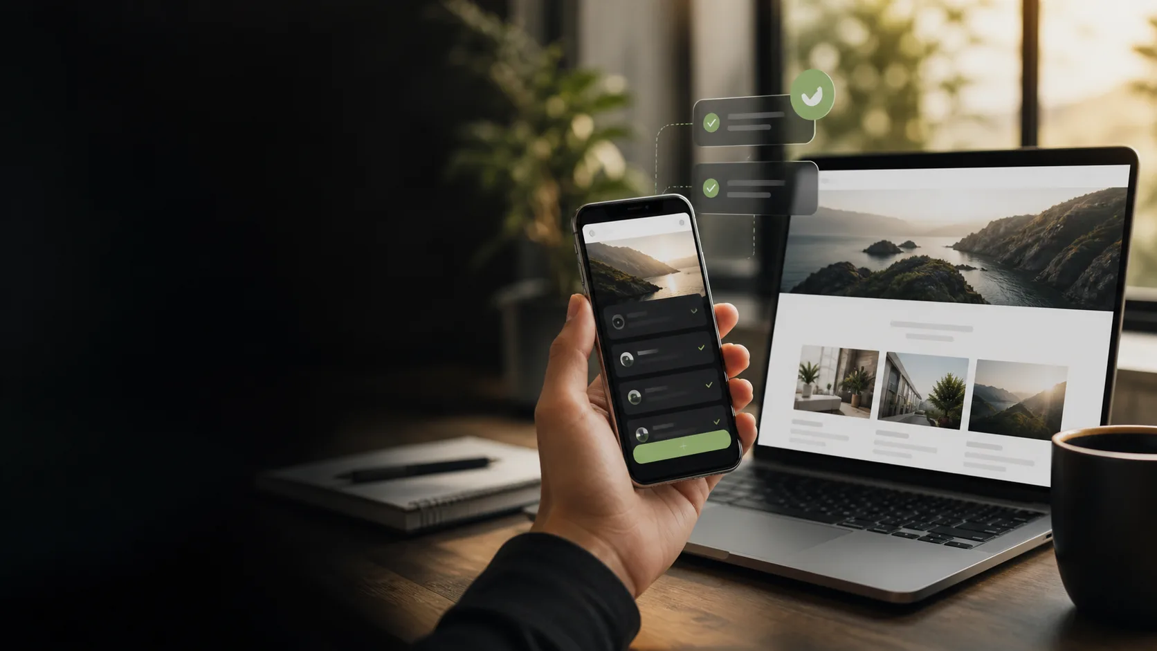 Oppdater nettsiden ved å chatte med din egen KI-agent