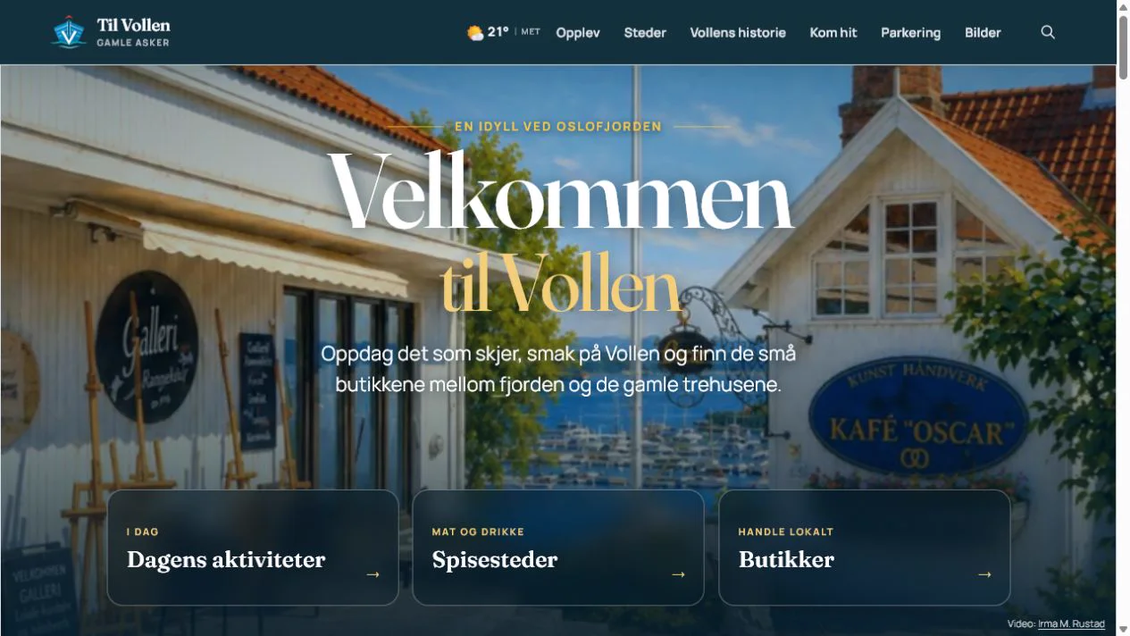 Forsiden til Til Vollen